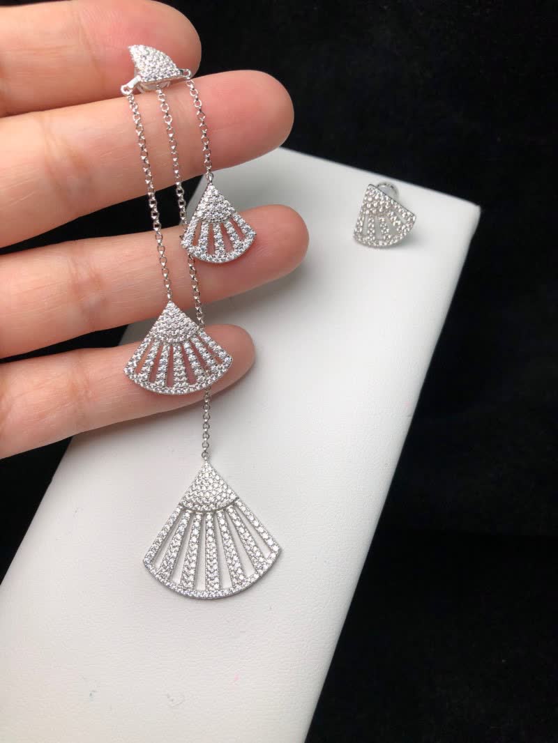 APM Monaco Fan-Shaped Earrings